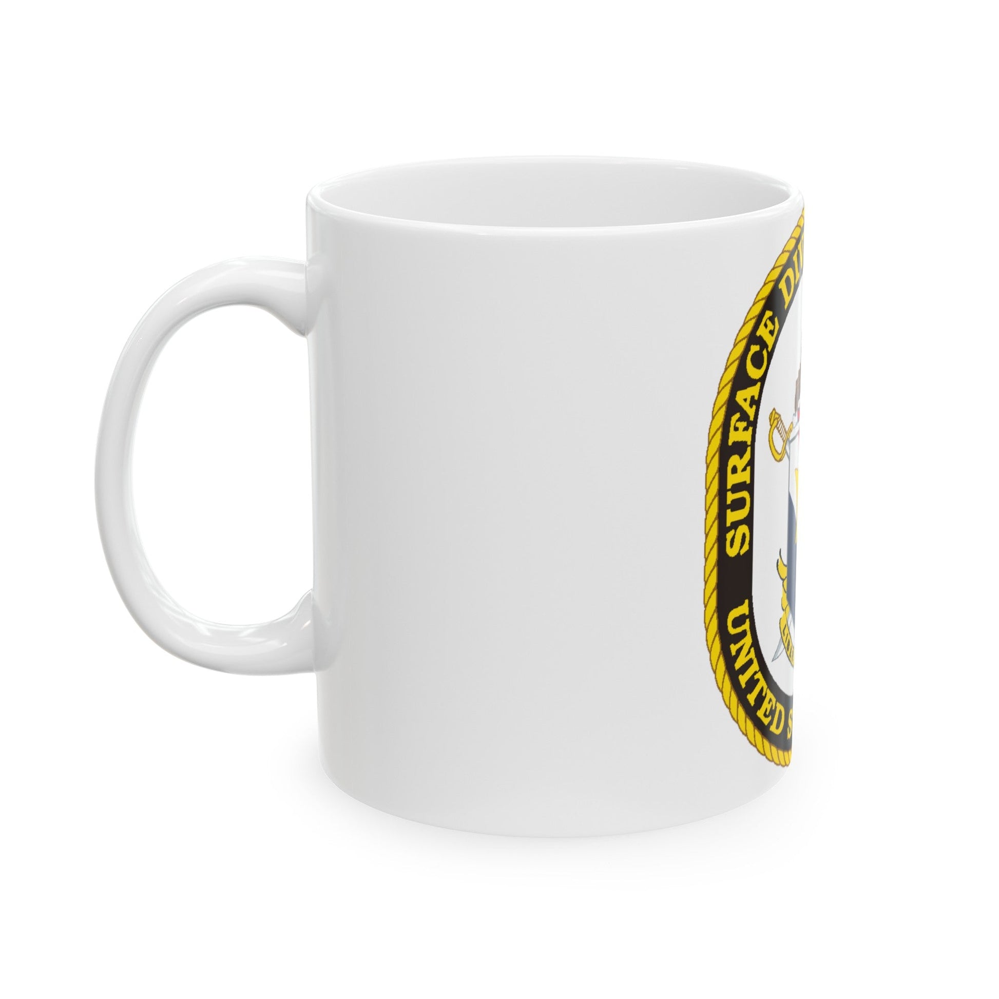 SURFACE DIVISION TWO ONE (U.S. Navy) White Coffee Mug-The Sticker Space