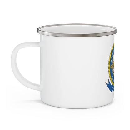 Surface Warfare Officer School Command Great Lakes (U.S. Navy) Enamel Mug 12oz-12oz-The Sticker Space