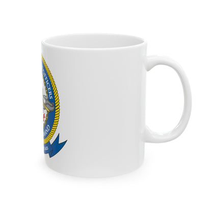 Surface Warfare Officer School Command Great Lakes (U.S. Navy) White Coffee Mug-The Sticker Space