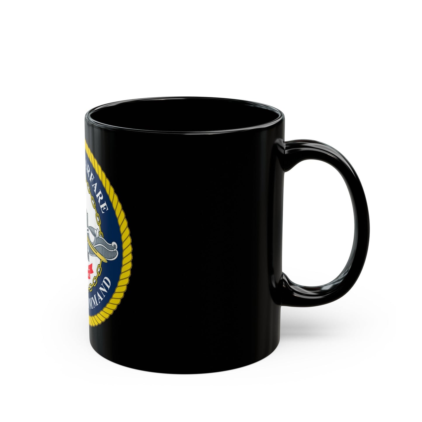 Surface Warfare Schools Command (U.S. Navy) Black Coffee Mug-The Sticker Space