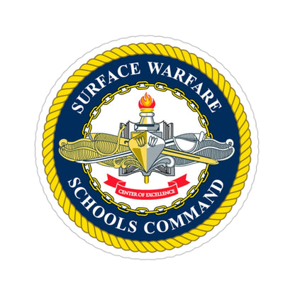 Surface Warfare Schools Command (U.S. Navy) STICKER Vinyl Die-Cut Decal-2 Inch-The Sticker Space