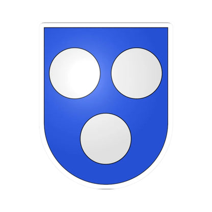 Surpierre-coat of arms (Switzerland) (Coat of Arms) STICKER Vinyl Kiss-Cut Decal 2 Inch White - The Sticker Space
