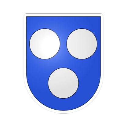 Surpierre-coat of arms (Switzerland) (Coat of Arms) STICKER Vinyl Kiss-Cut Decal 3 Inch White - The Sticker Space