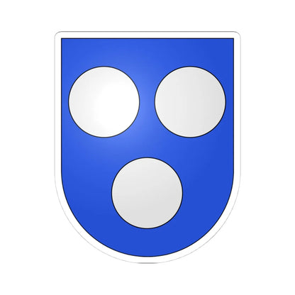 Surpierre-coat of arms (Switzerland) (Coat of Arms) STICKER Vinyl Kiss-Cut Decal 4 Inch White - The Sticker Space