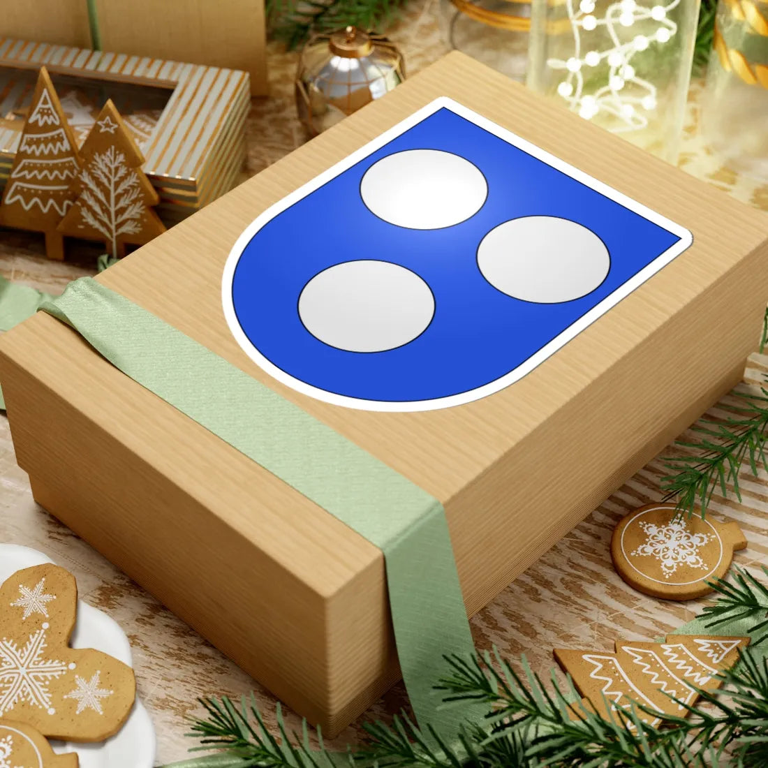 Surpierre-coat of arms (Switzerland) (Coat of Arms) STICKER Vinyl Kiss-Cut Decal - The Sticker Space