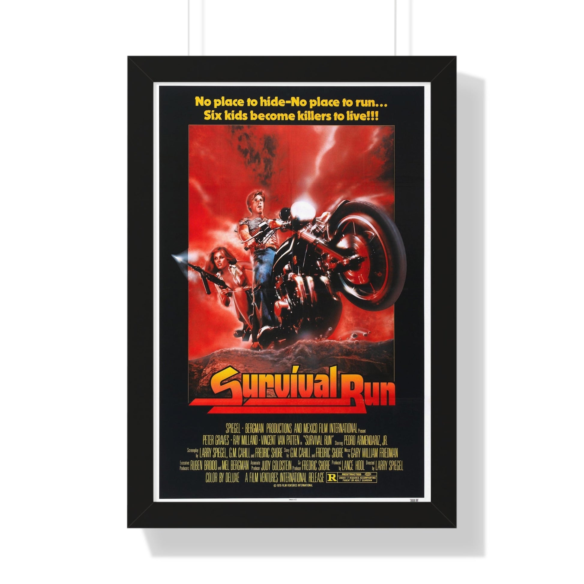 SURVIVAL RUN 1979 - Framed Movie Poster-16″ x 24″-The Sticker Space