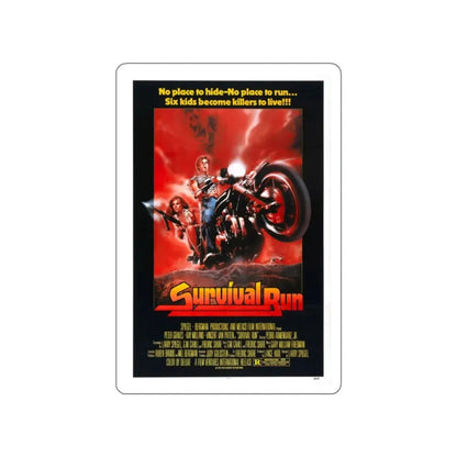 SURVIVAL RUN 1979 Movie Poster STICKER Vinyl Die-Cut Decal 2 Inch - The Sticker Space