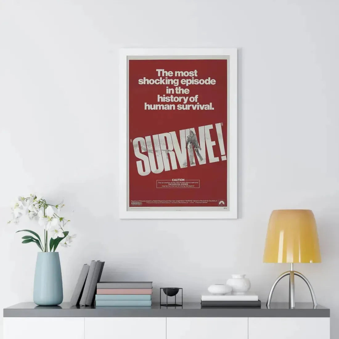 SURVIVE! 1976 - Framed Movie Poster - The Sticker Space
