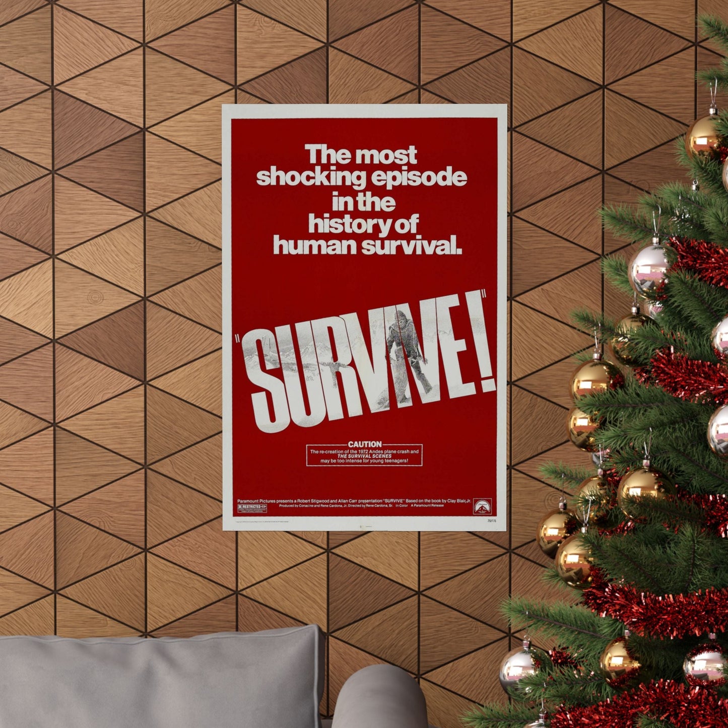 SURVIVE! 1976 - Paper Movie Poster-The Sticker Space