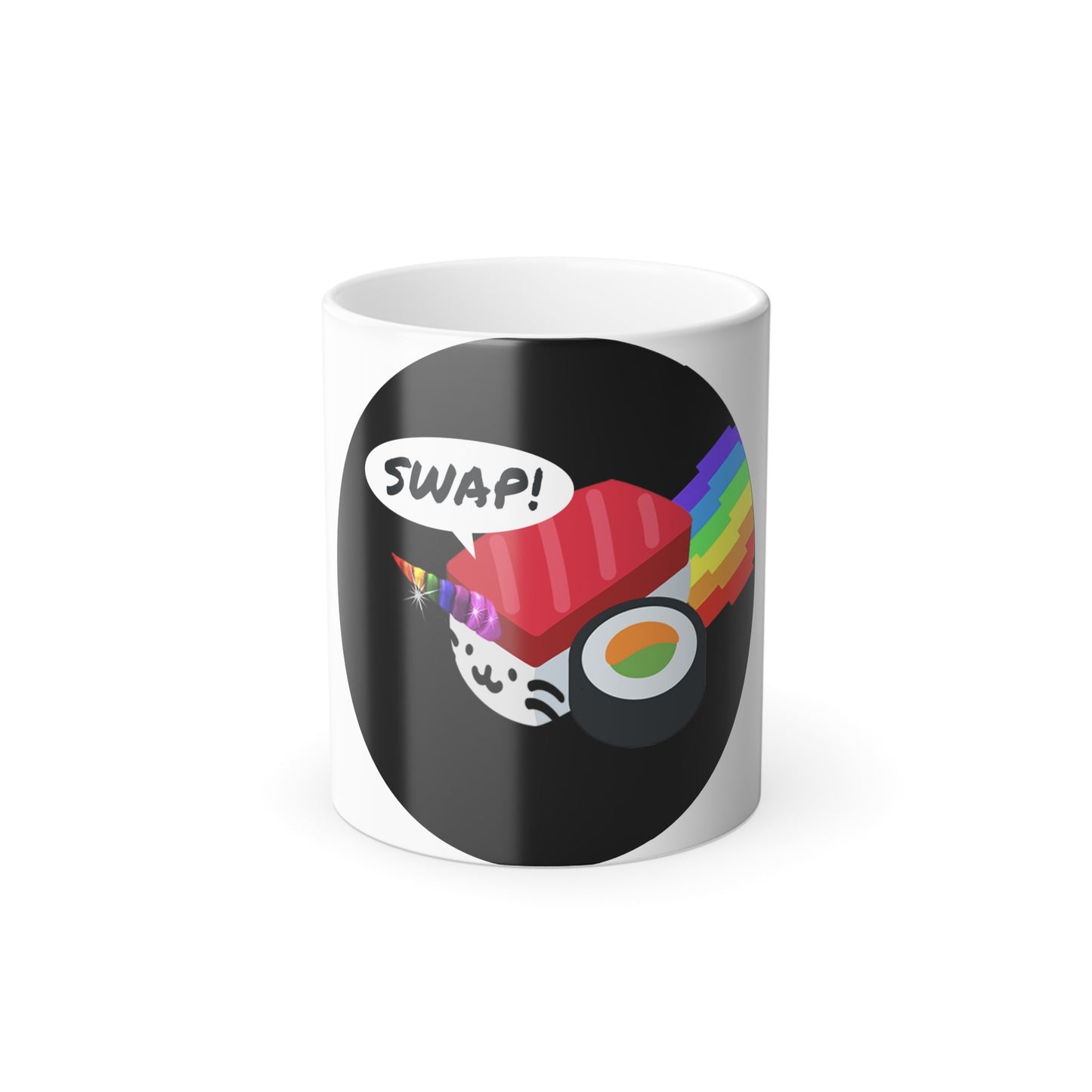 SUSHISWAP SUSHI (Cryptocurrency) Color Changing Mug 11oz-11oz-The Sticker Space