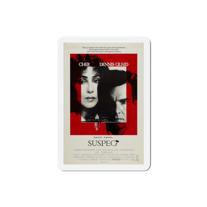 Suspect 1987 Movie Poster Die-Cut Magnet-2" x 2"-The Sticker Space
