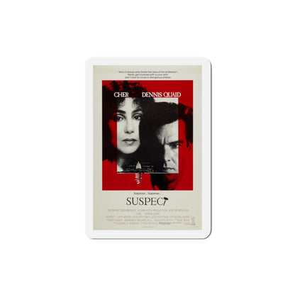 Suspect 1987 Movie Poster Die-Cut Magnet-3" x 3"-The Sticker Space