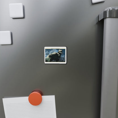 Suspect Unknown (detail) (Magazine Illustration) Refrigerator Magnet-The Sticker Space