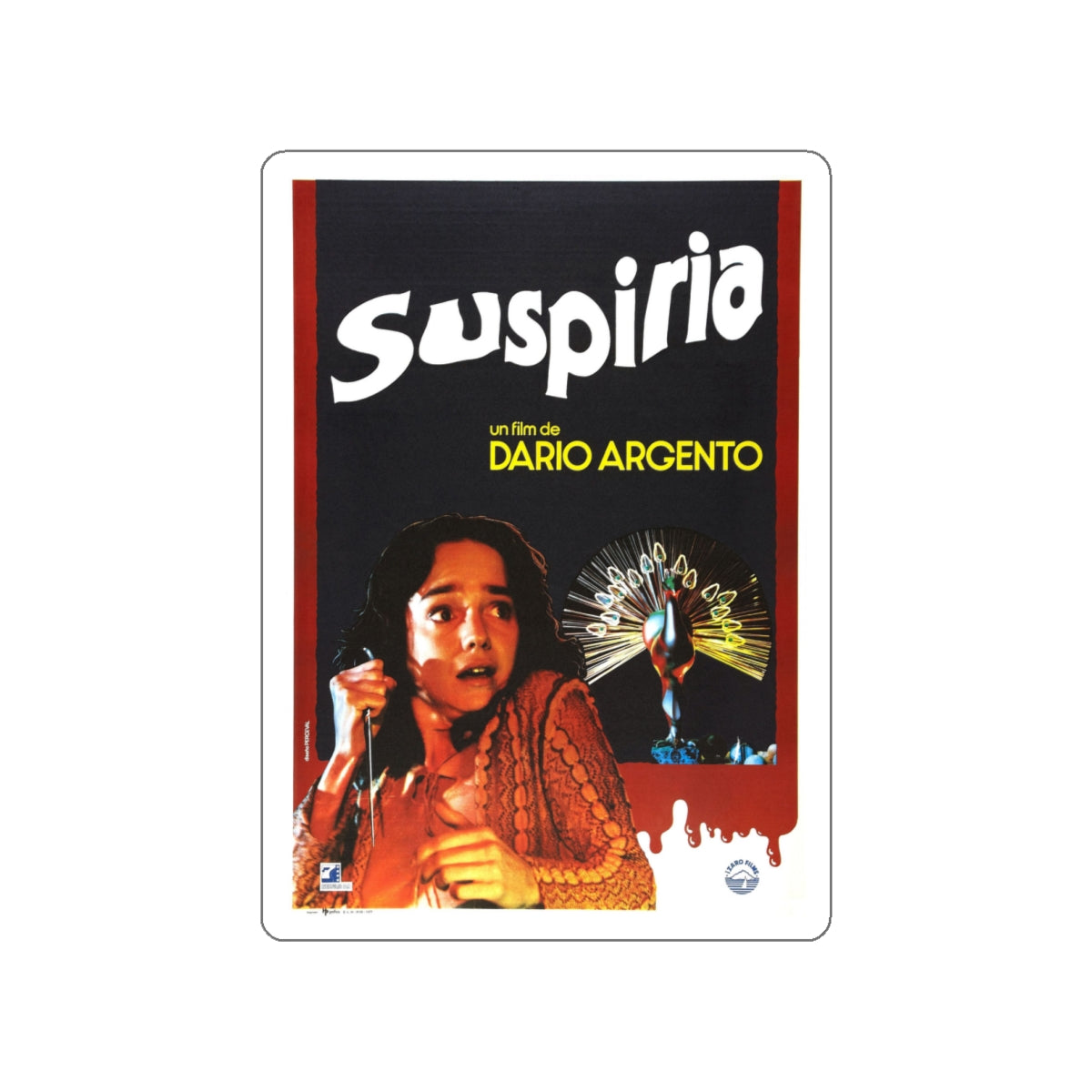 SUSPIRIA (3) 1977 Movie Poster STICKER Vinyl Die-Cut Decal-White-The Sticker Space