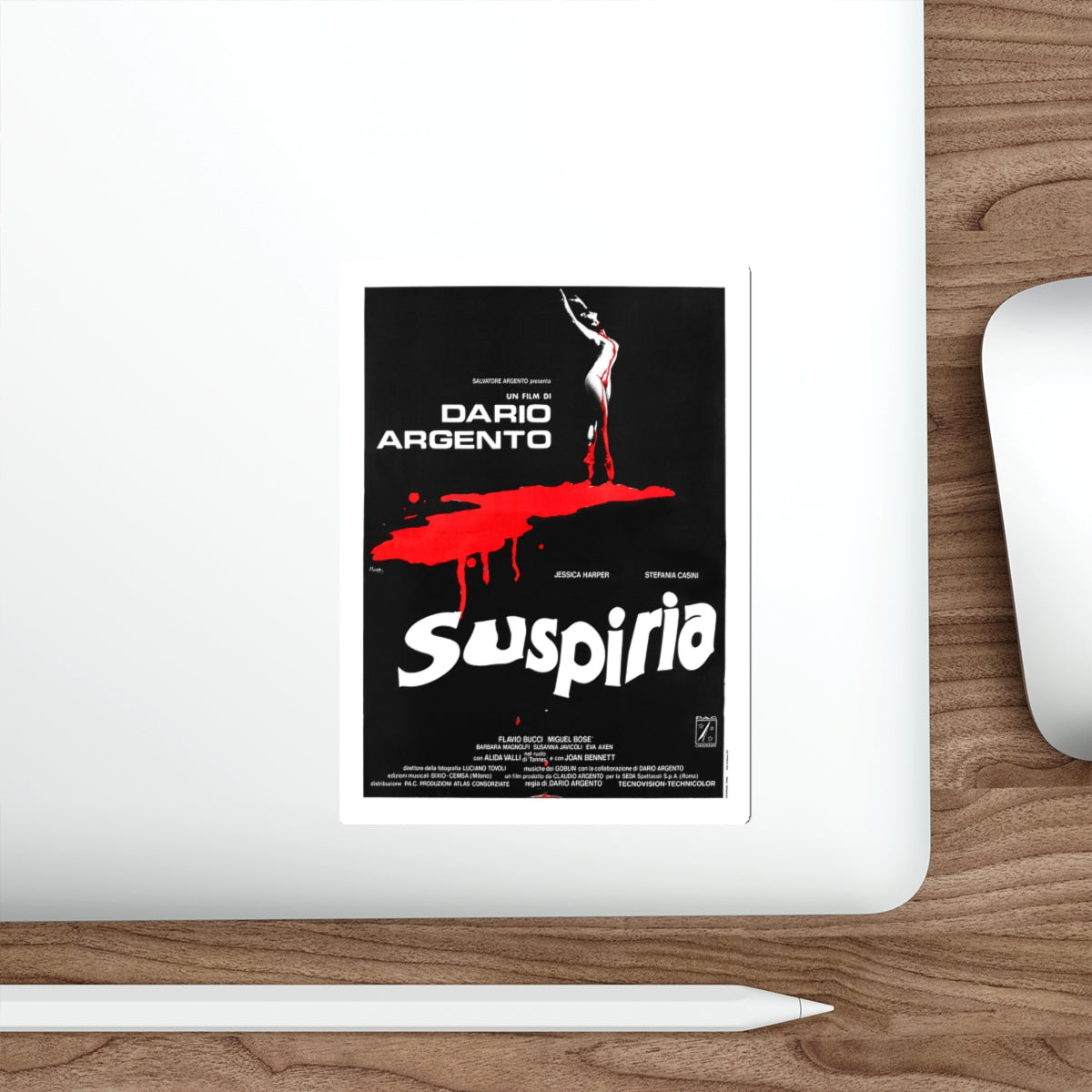 SUSPIRIA (4) 1977 Movie Poster STICKER Vinyl Die-Cut Decal-The Sticker Space