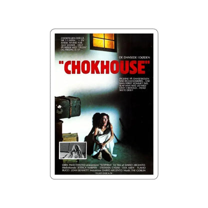 SUSPIRIA (DANISH) 1977 Movie Poster STICKER Vinyl Die-Cut Decal 3 Inch - The Sticker Space