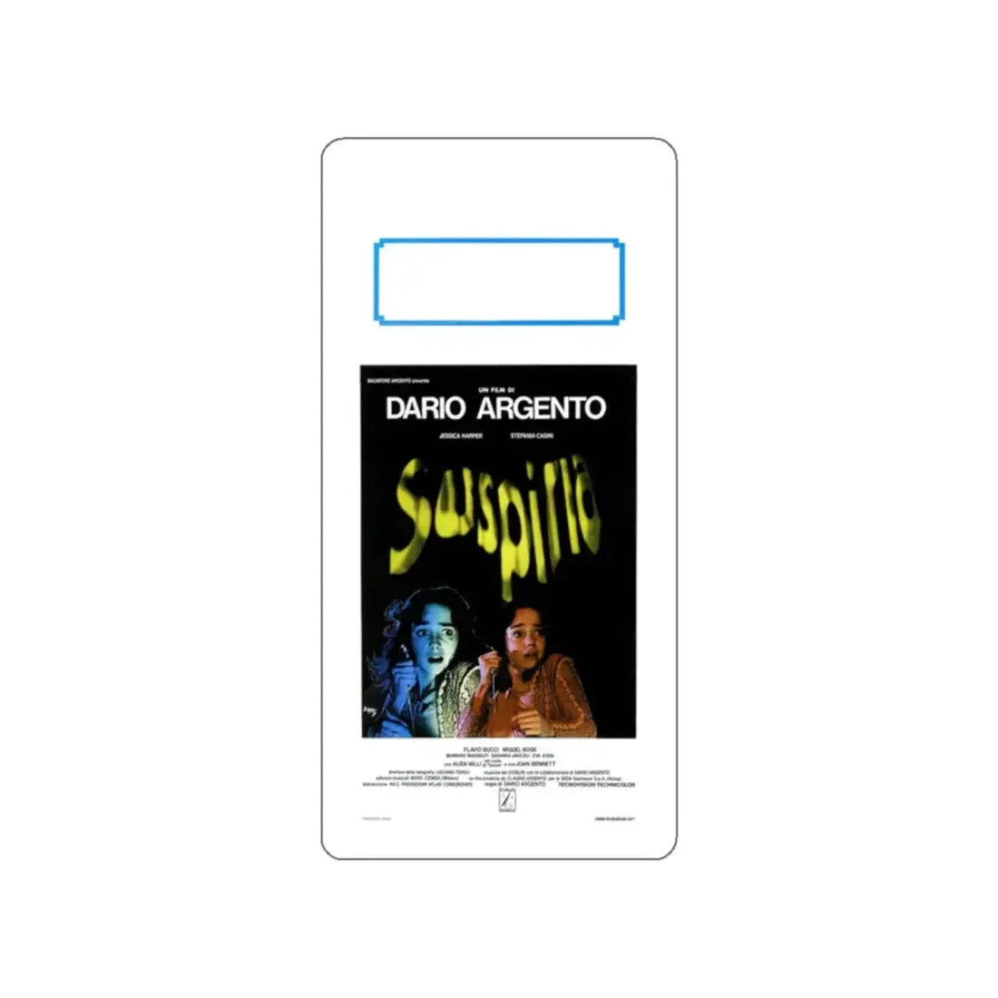 SUSPIRIA (ITALIAN) 1977 Movie Poster STICKER Vinyl Die-Cut Decal 2 Inch - The Sticker Space