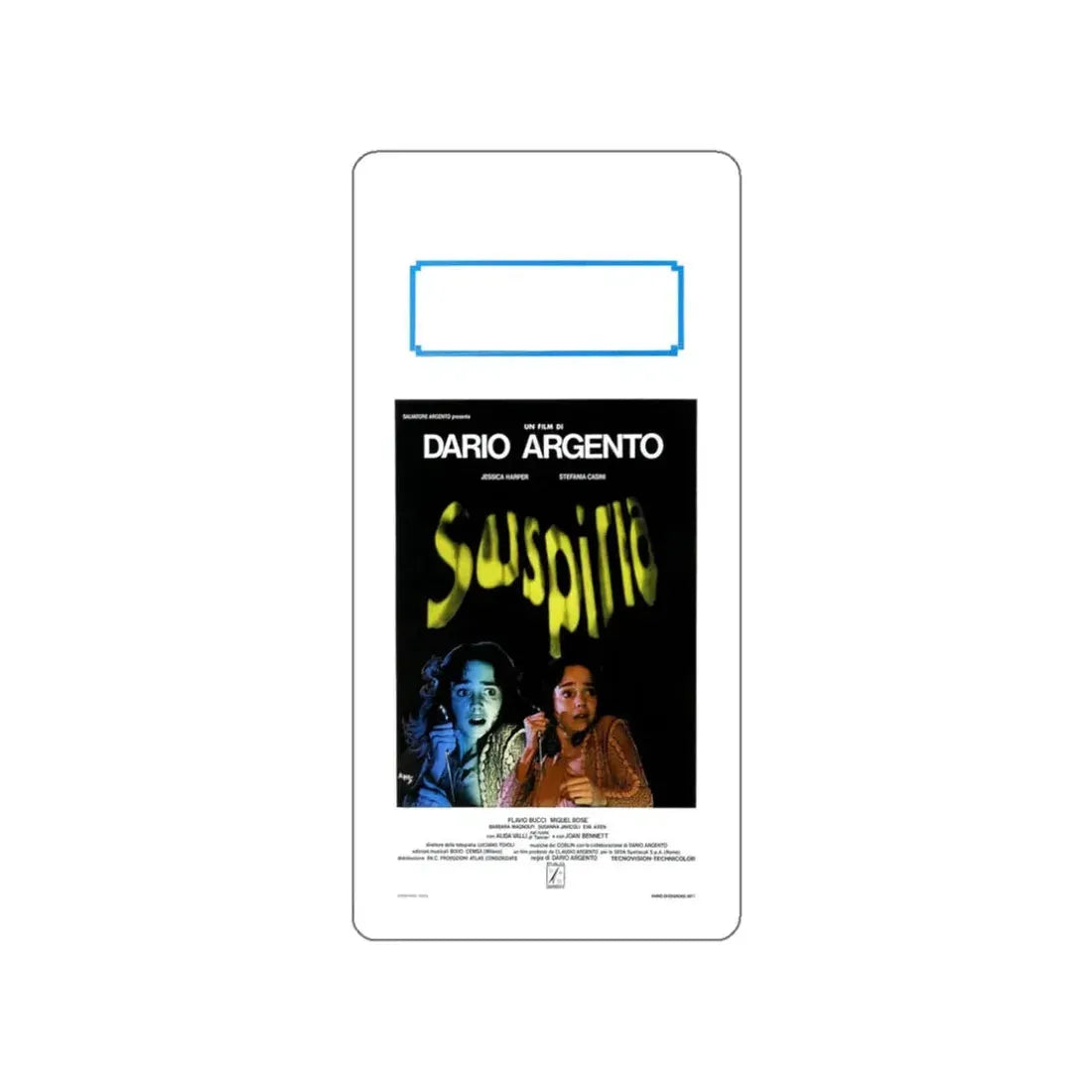 SUSPIRIA (ITALIAN) 1977 Movie Poster STICKER Vinyl Die-Cut Decal 3 Inch - The Sticker Space