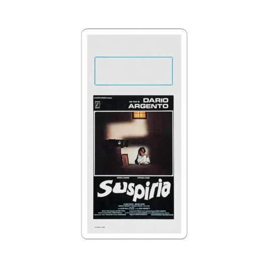 SUSPIRIA (ITALIAN 2) 1977 Movie Poster - STICKER Vinyl Kiss-Cut Decal 2 Inch White - The Sticker Space