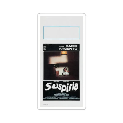 SUSPIRIA (ITALIAN 2) 1977 Movie Poster - STICKER Vinyl Kiss-Cut Decal 4 Inch White - The Sticker Space