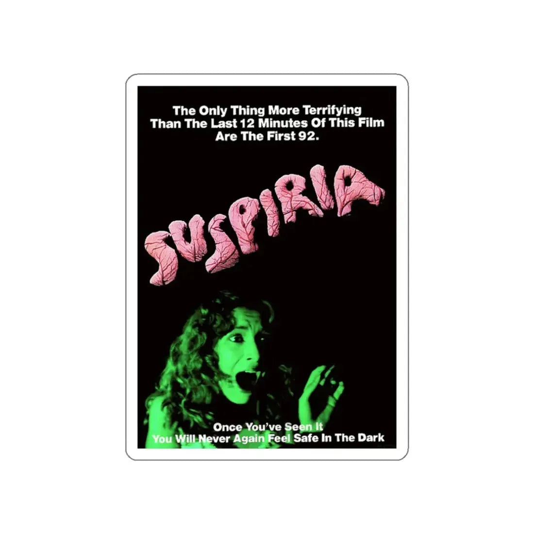 SUSPIRIA (MOTION) 1977 Movie Poster STICKER Vinyl Die-Cut Decal 3 Inch - The Sticker Space