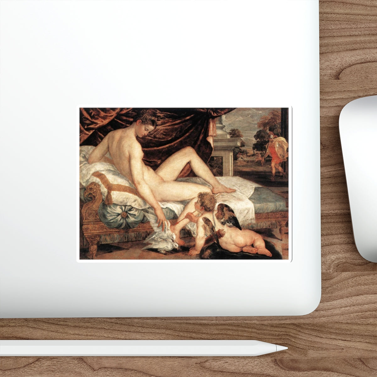 SUSTRIS, Lambert - Venus and Cupid (Artwork) STICKER Vinyl Die-Cut Decal-The Sticker Space