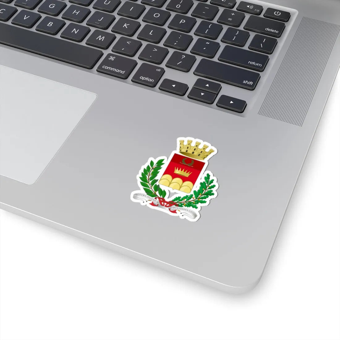Sutera-Stemma (Italy) (Coat of Arms) STICKER Vinyl Kiss-Cut Decal - The Sticker Space