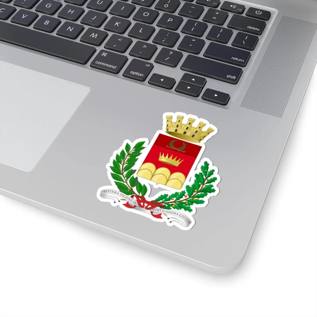 Sutera-Stemma (Italy) (Coat of Arms) STICKER Vinyl Kiss-Cut Decal - The Sticker Space