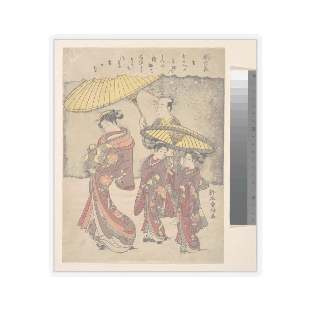 SKU:TSS-STICK-SZKHRN-6X6-14K39 Sizes:6" × 6" Types:Transparent