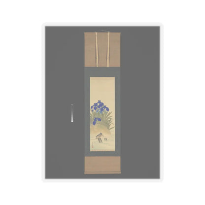 Suzuki Kiitsu 鈴木基一 - Irises - mid-1850s v6 - STICKER Vinyl Kiss-Cut Decal
