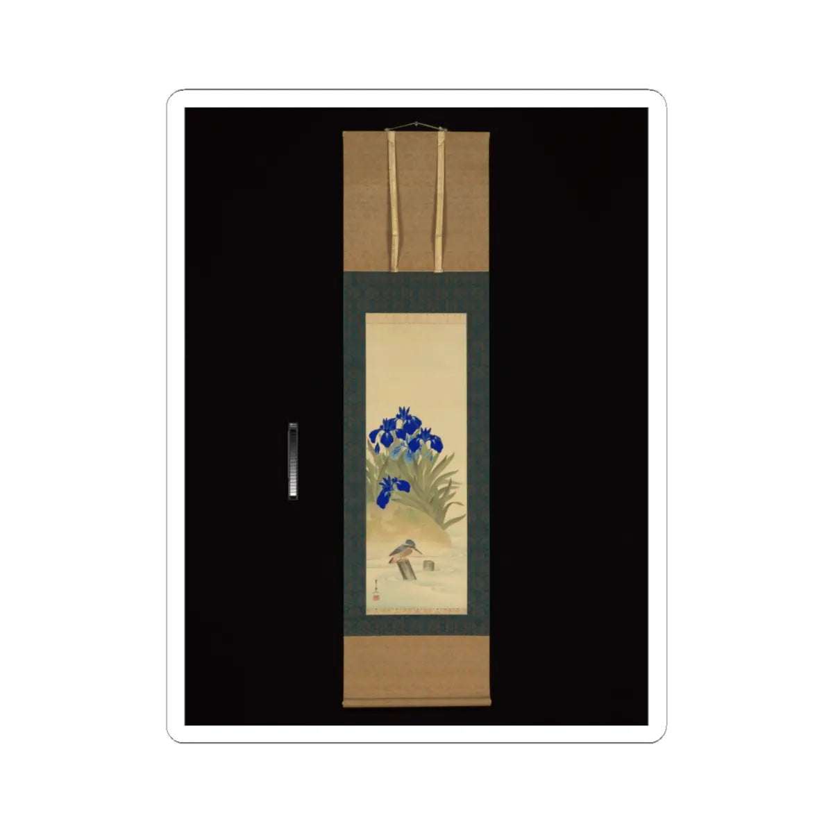 Suzuki Kiitsu 鈴木基一 - Irises - mid-1850s v6 - STICKER Vinyl Kiss-Cut Decal