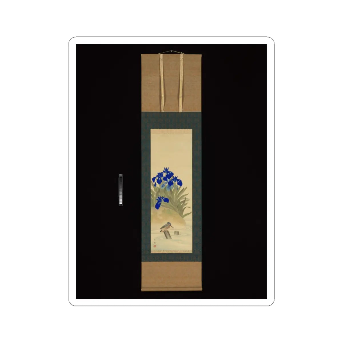 Suzuki Kiitsu 鈴木基一 - Irises - mid-1850s v6 - STICKER Vinyl Kiss-Cut Decal