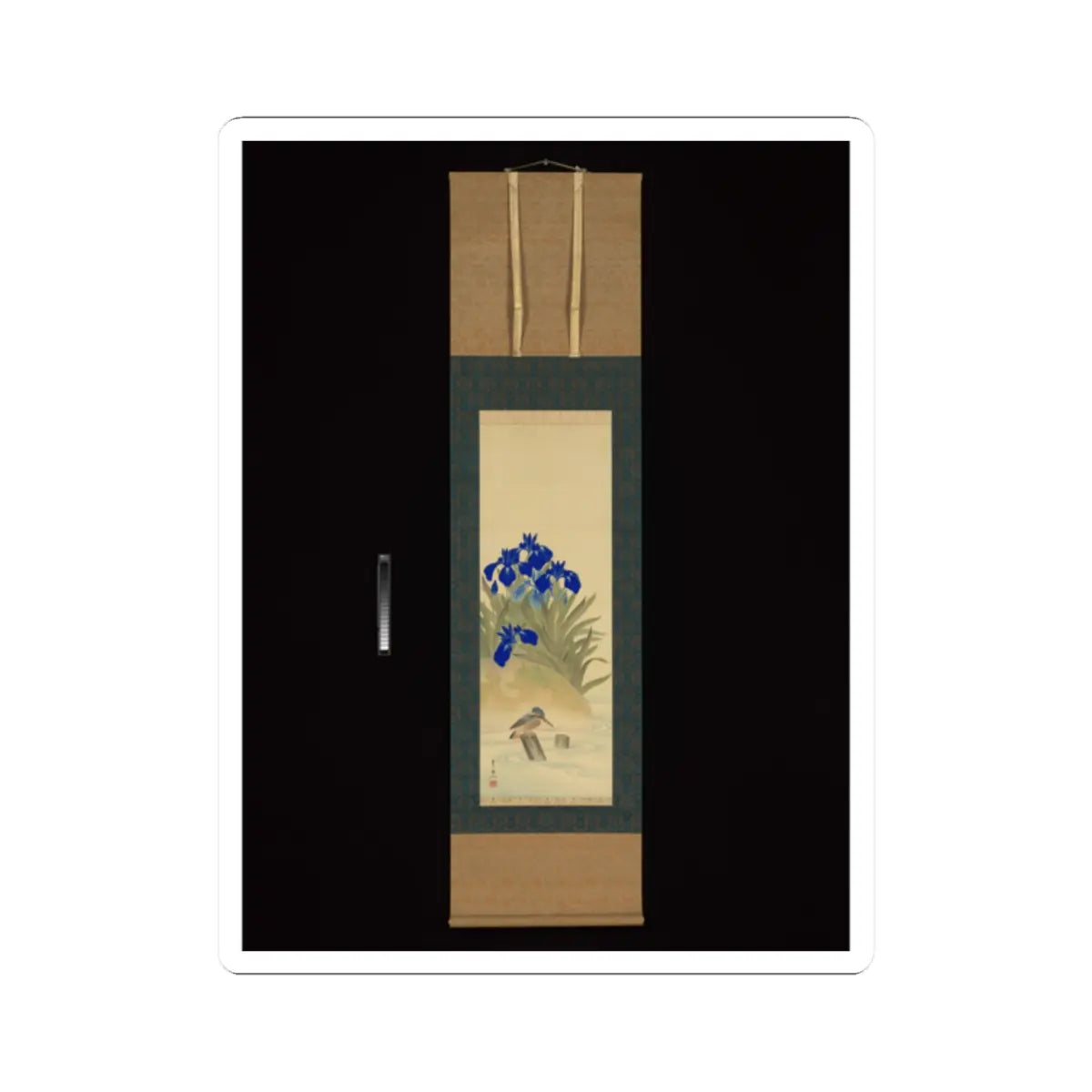 Suzuki Kiitsu 鈴木基一 - Irises - mid-1850s v6 - STICKER Vinyl Kiss-Cut Decal