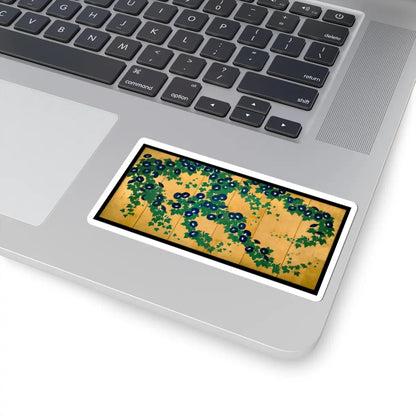 Suzuki Kiitsu - Morning Glories - early 19th century v2 - STICKER Vinyl Kiss-Cut Decal