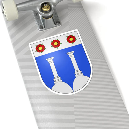 Sévaz-coat of arms (Switzerland) (Coat of Arms) STICKER Vinyl Kiss-Cut Decal - The Sticker Space