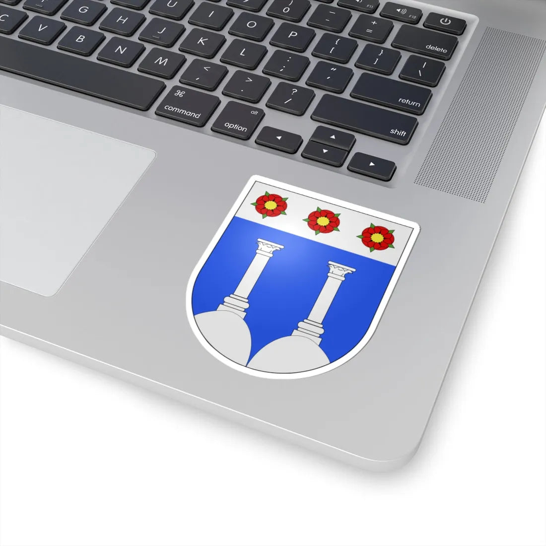 Sévaz-coat of arms (Switzerland) (Coat of Arms) STICKER Vinyl Kiss-Cut Decal - The Sticker Space
