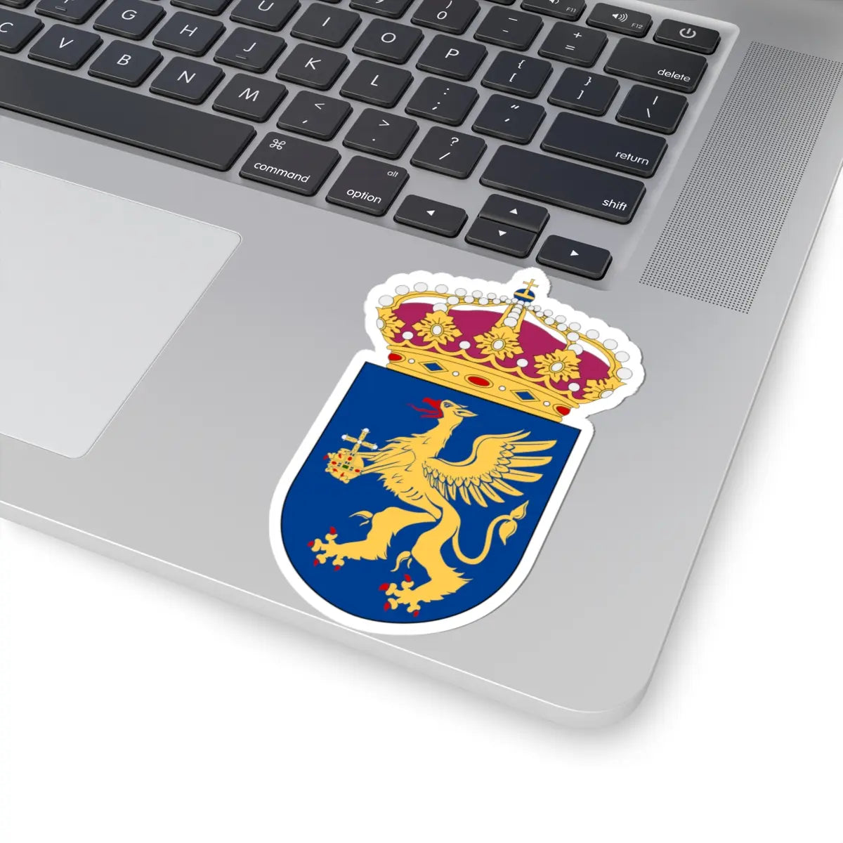 Svea helikopterbataljon vapen (Sweden) (Coat of Arms) STICKER Vinyl Kiss-Cut Decal