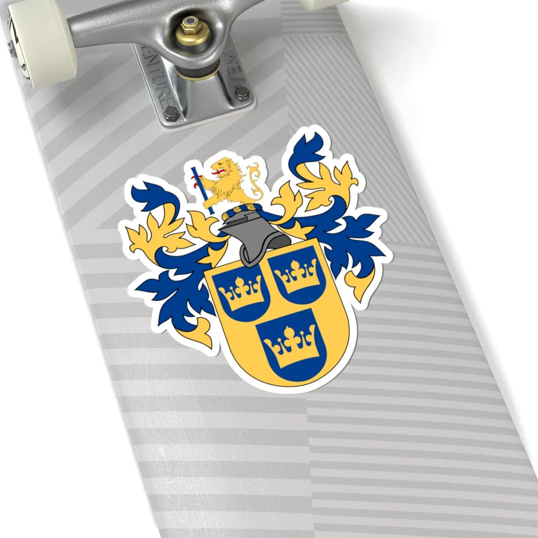 Svenska Heraldiska Föreningen vapen hela (Sweden) (Coat of Arms) STICKER Vinyl Kiss-Cut Decal - The Sticker Space