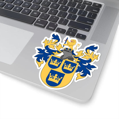 Svenska Heraldiska Föreningen vapen hela (Sweden) (Coat of Arms) STICKER Vinyl Kiss-Cut Decal - The Sticker Space