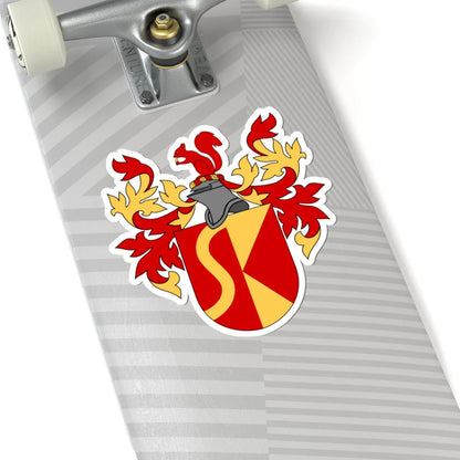 Svenska släktkalendern vapen (Sweden) (Coat of Arms) STICKER Vinyl Kiss-Cut Decal - The Sticker Space