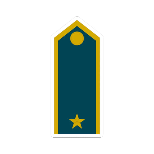 SVK Air Force OF 03 (Slovakia) (Military Rank) STICKER Vinyl Kiss-Cut Decal 2 Inch White - The Sticker Space