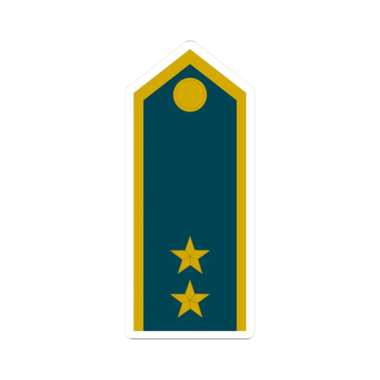 SVK Air Force OF 04 (Slovakia) (Military Rank) STICKER Vinyl Kiss-Cut Decal 2 Inch White - The Sticker Space