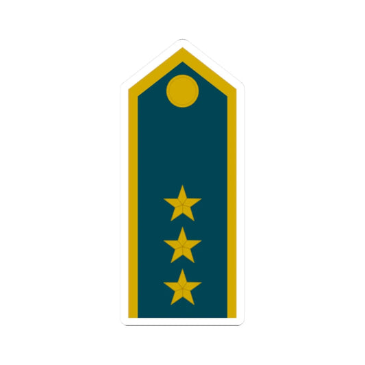 SVK Air Force OF 05 (Slovakia) (Military Rank) STICKER Vinyl Kiss-Cut Decal 2 Inch White - The Sticker Space