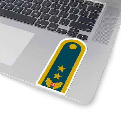 SVK Air Force OF 07 (Slovakia) (Military Rank) STICKER Vinyl Kiss-Cut Decal - The Sticker Space