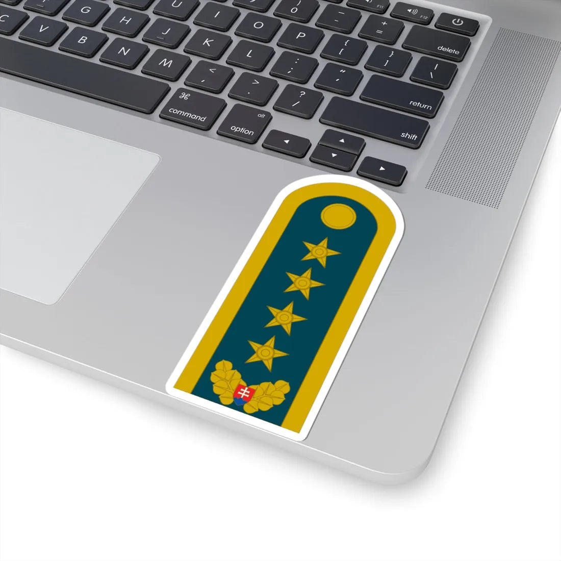 SVK Air Force OF 09 (Slovakia) (Military Rank) STICKER Vinyl Kiss-Cut Decal - The Sticker Space