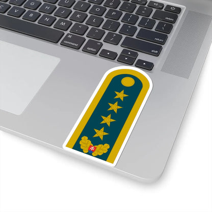 SVK Air Force OF 09 (Slovakia) (Military Rank) STICKER Vinyl Kiss-Cut Decal - The Sticker Space