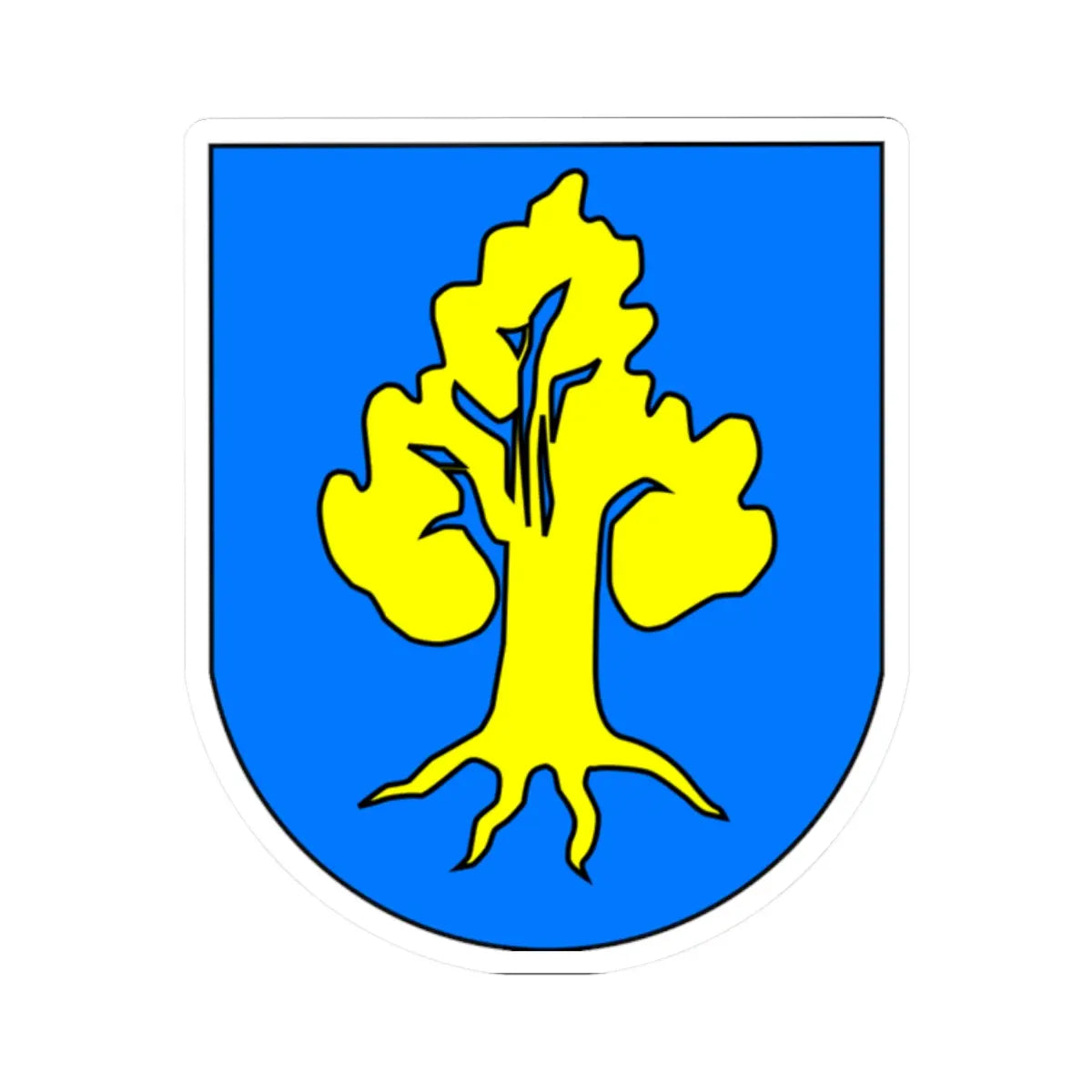 SVK Makov COA (Slovakia) (Coat of Arms) STICKER Vinyl Kiss-Cut Decal