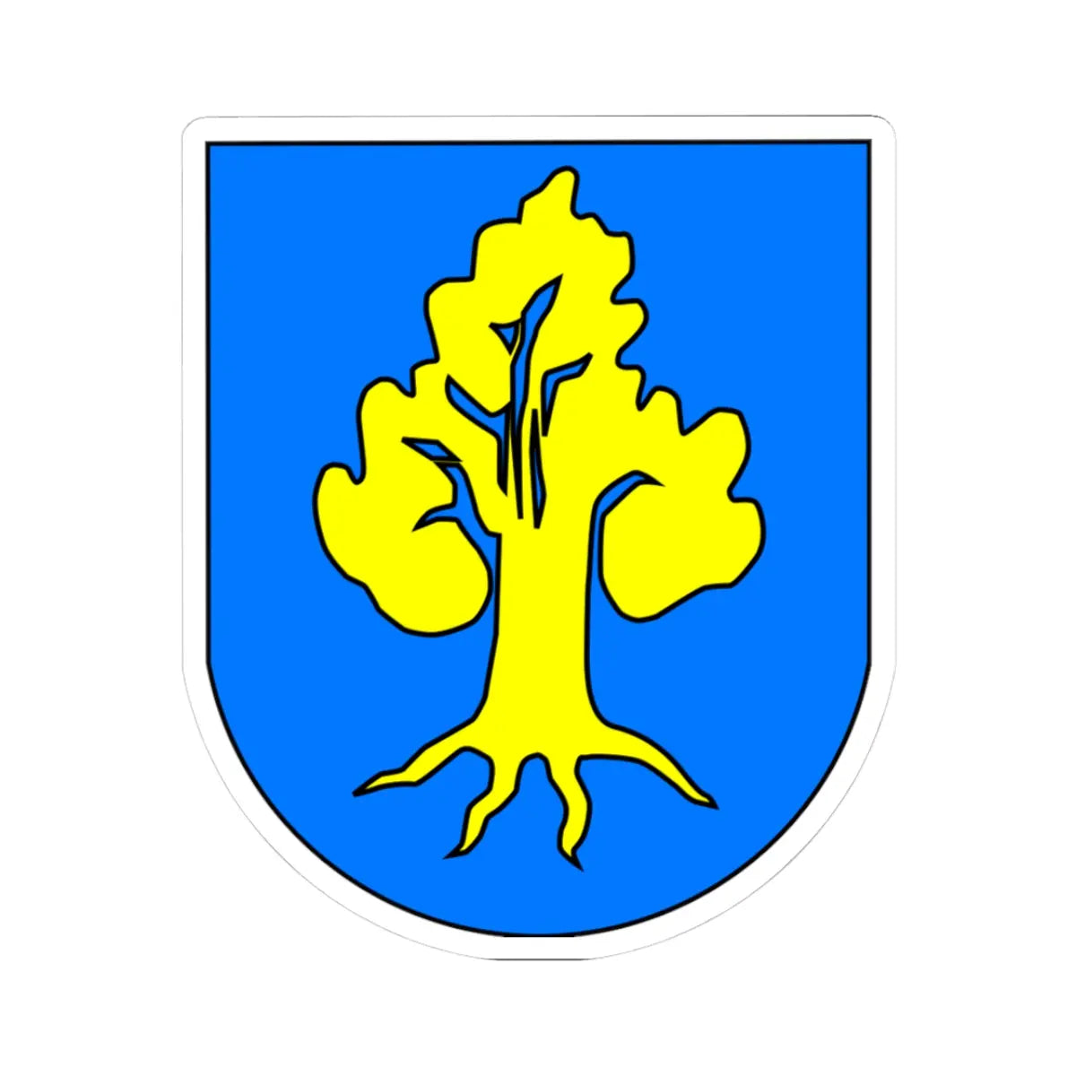 SVK Makov COA (Slovakia) (Coat of Arms) STICKER Vinyl Kiss-Cut Decal