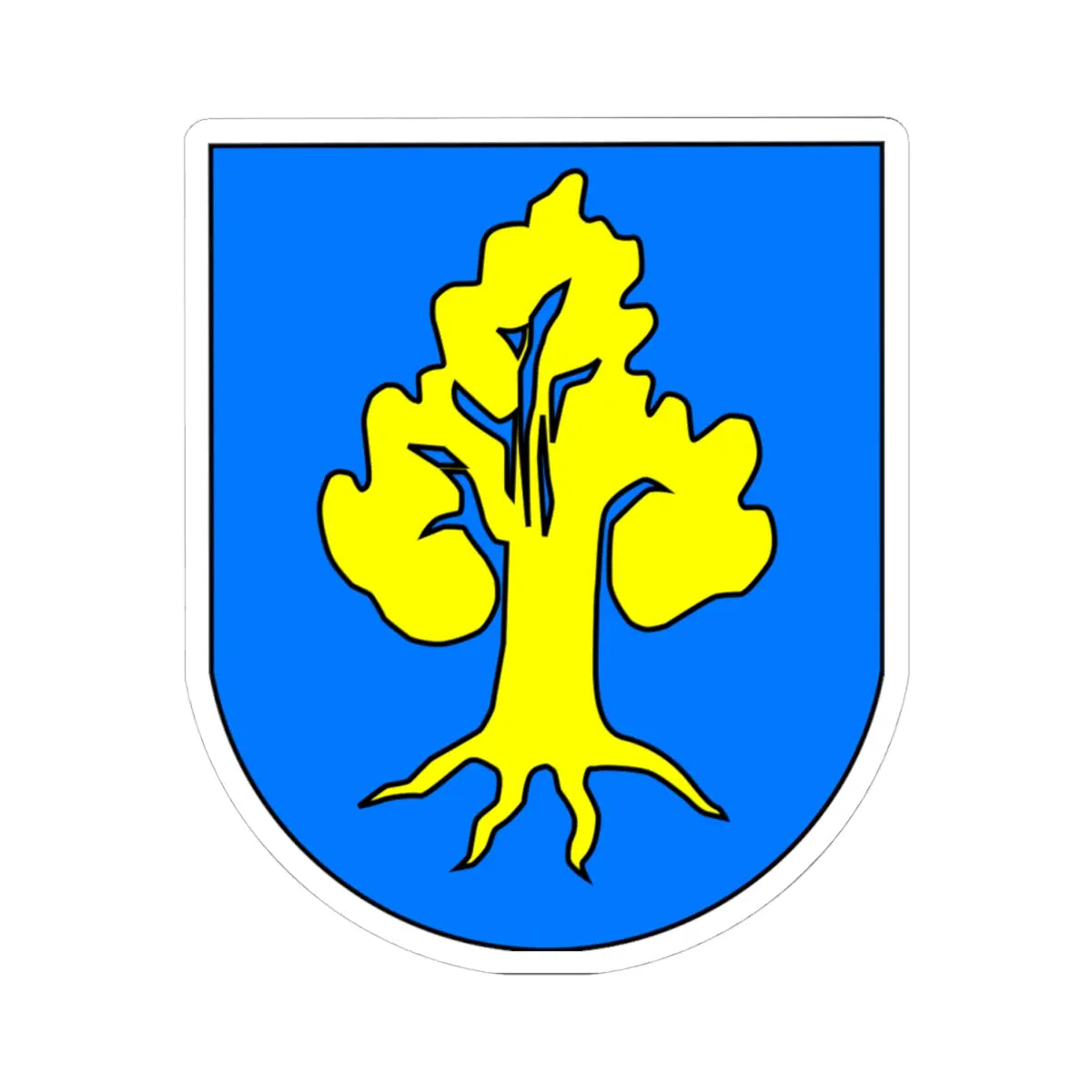 SVK Makov COA (Slovakia) (Coat of Arms) STICKER Vinyl Kiss-Cut Decal