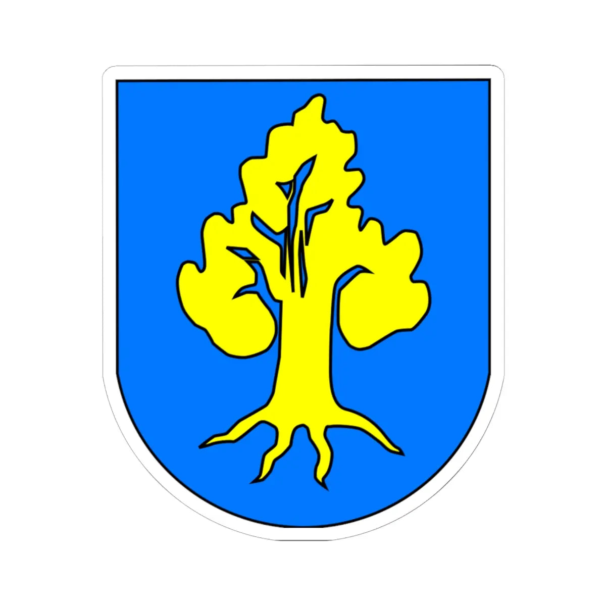 SVK Makov COA (Slovakia) (Coat of Arms) STICKER Vinyl Kiss-Cut Decal